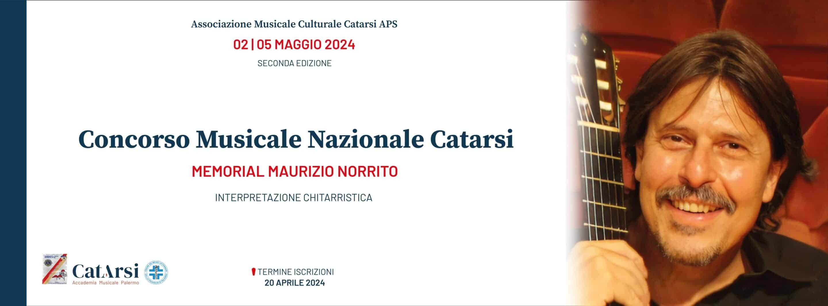 Concorso Musicale Nazionale Catarsi “Memorial Maurizio Norrito” – 2a edizione